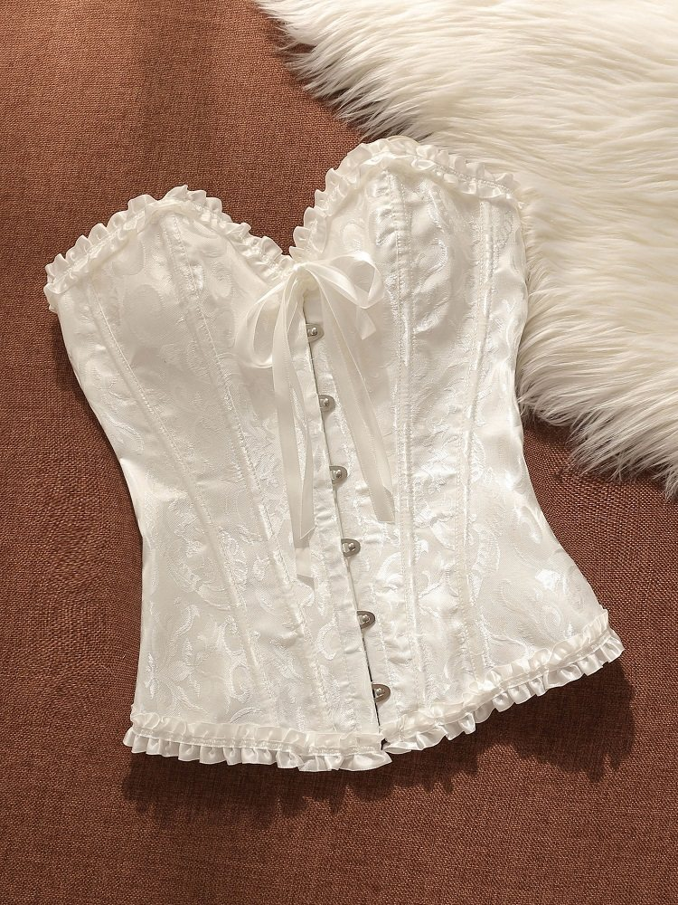 TO MY HEART WHITE CORSET