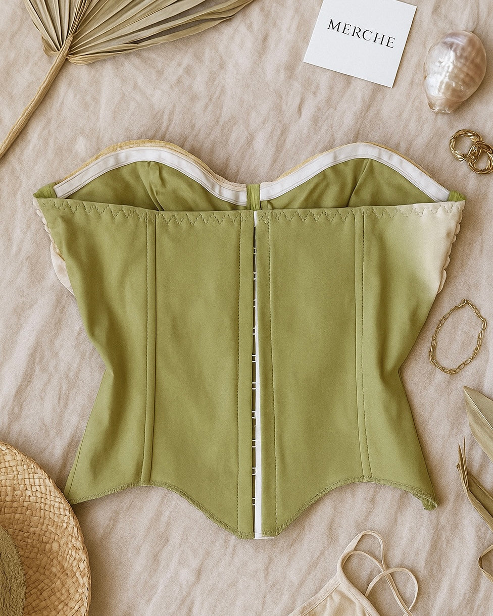 JUST SLAY IT LUXE SAGE CORSET