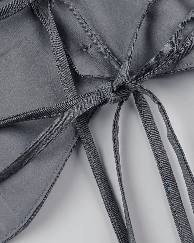 FAST LIFE OPEN-BACK GREY WAISTCOAT