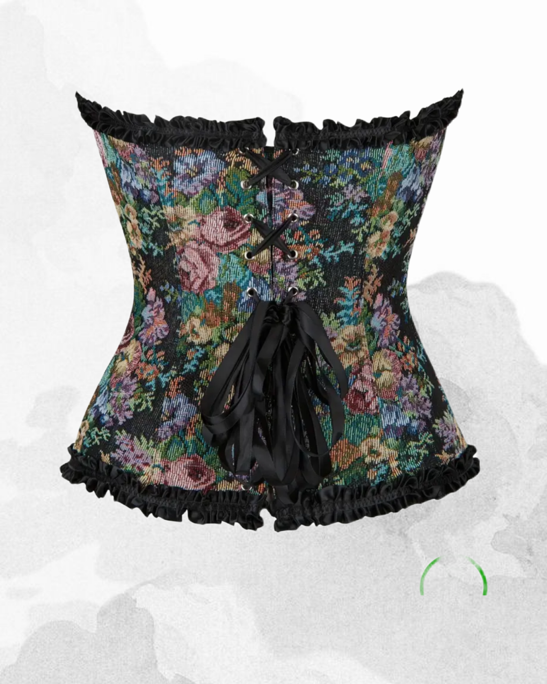 LEGALLY YOURS BLACK JACQUARD CORSET