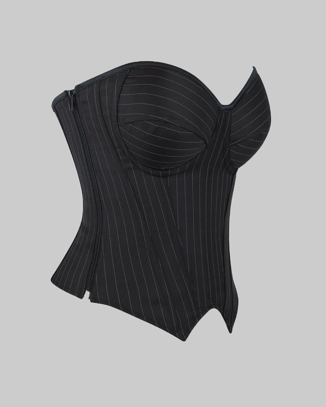 SKIP A HEARTBEAT PADDED STRIPED CORSET