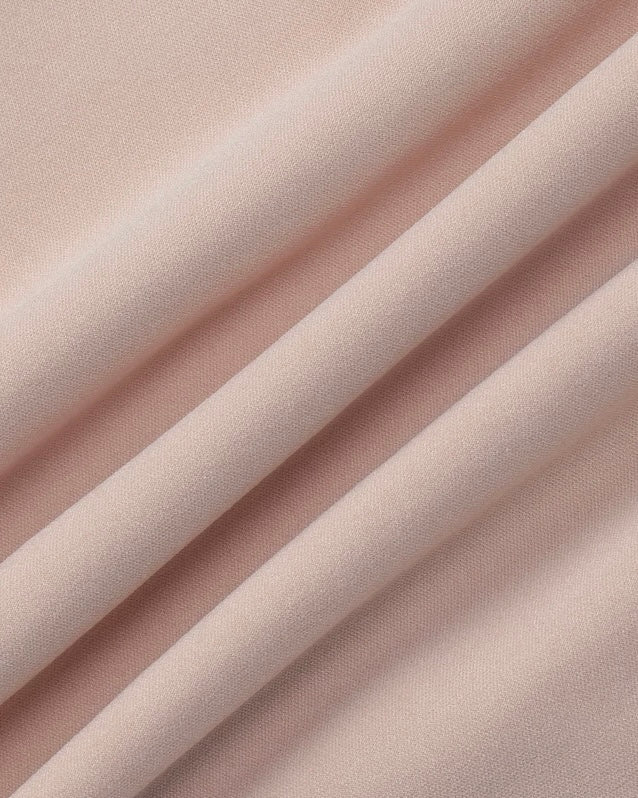 MAKING MEMORIES SATIN DRAPE CHAMPAGNE BEIGE DRESS