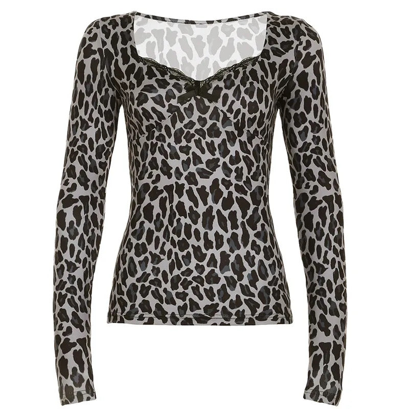 WILD SPIRIT LACEY PRINTED TOP