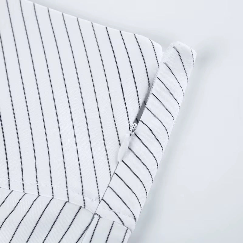 EVERYDAY UNIFORM PINSTRIPE MINI SKIRT