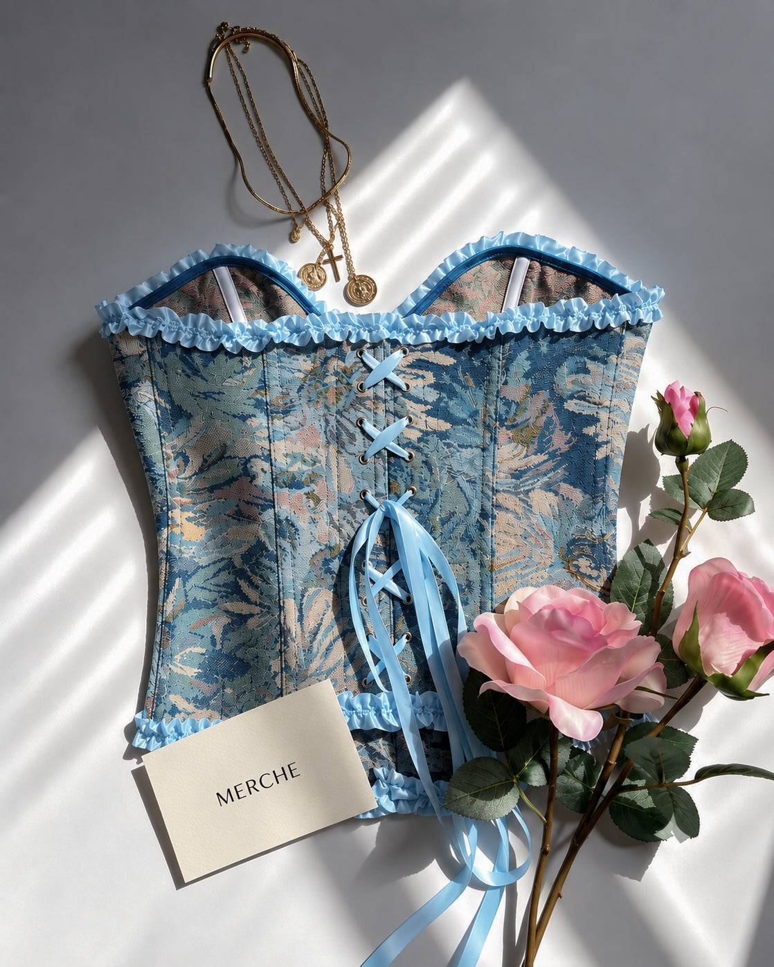 HOLIDAY MAGIC JACQUARD LUXE CORSET