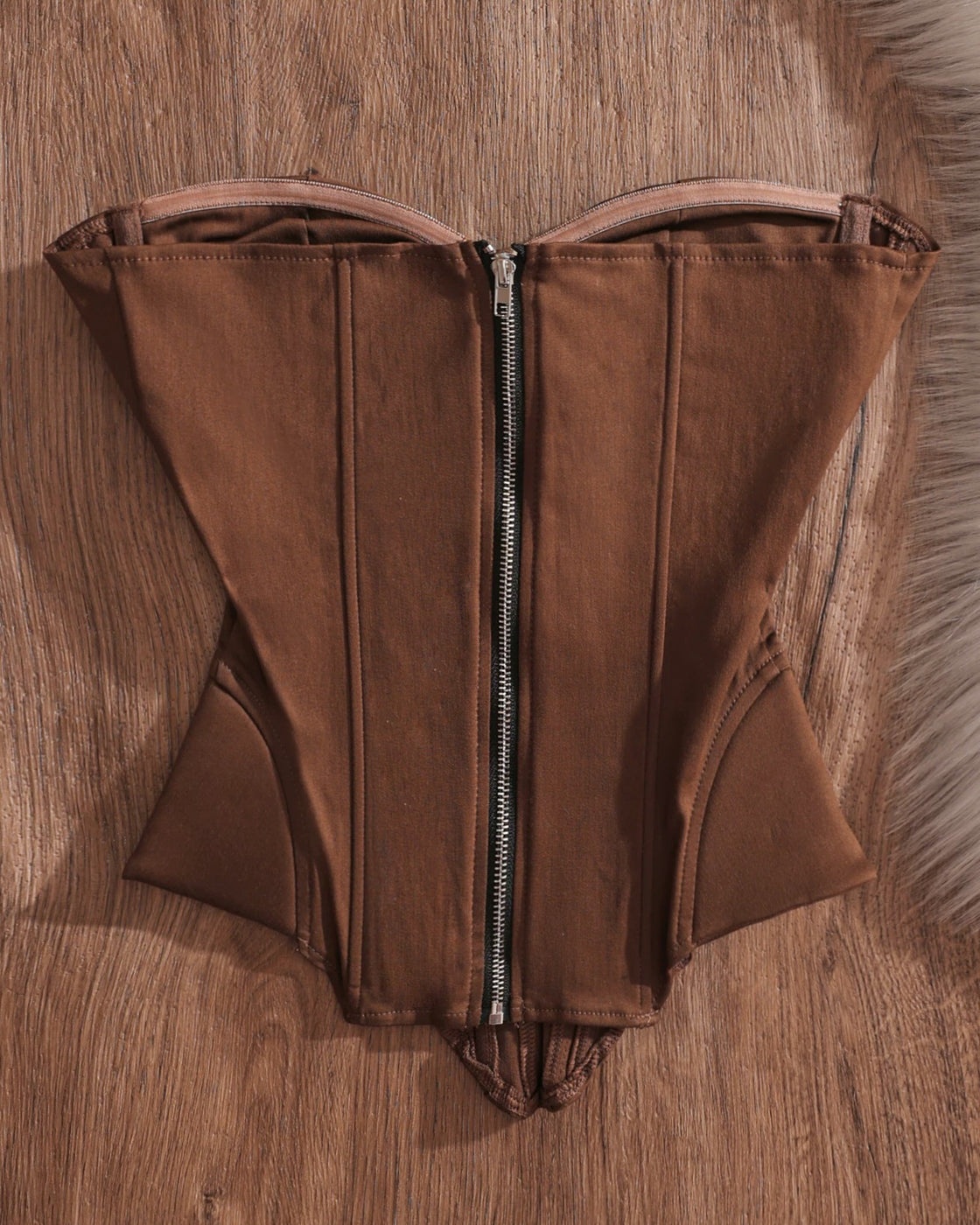 TALK OF THE TOWN BONING BROWN CORSET