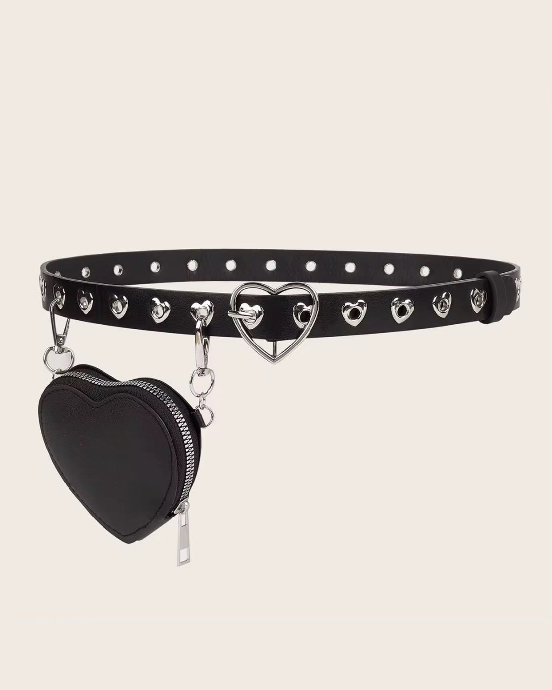 SHOWSTEALER HEART SHAPE BLACK BELT