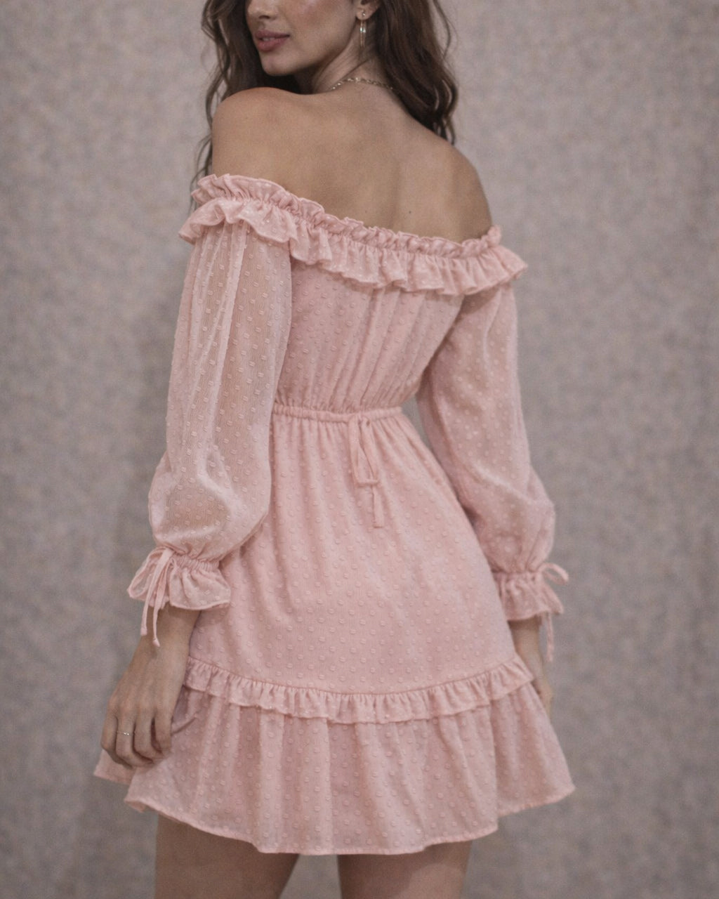 POPPING CHAMPAGNE PINK DRESS