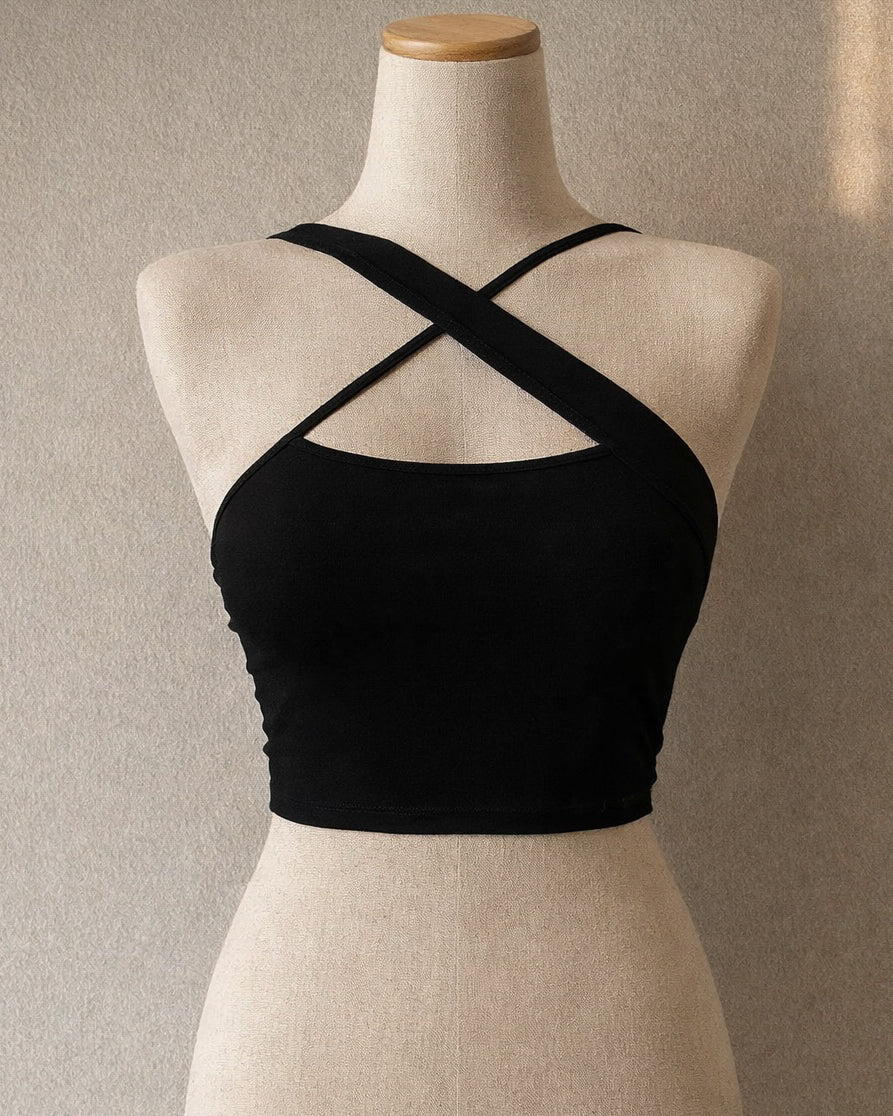 TO THE BEAT CROSS-FRONT BLACK TOP