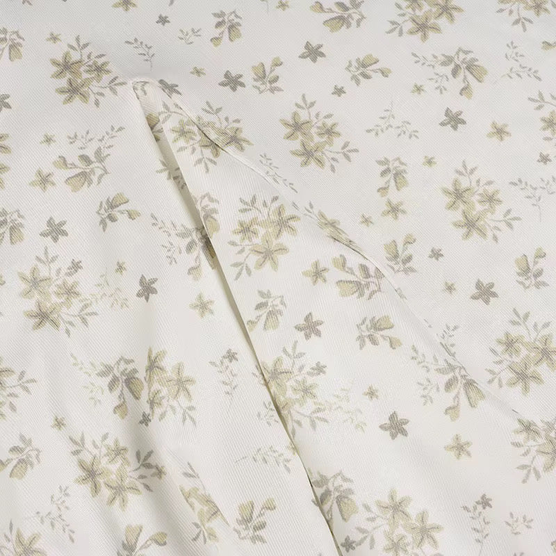 FOR THE HATERS LACE PLEATED FLARE MINI DRESS