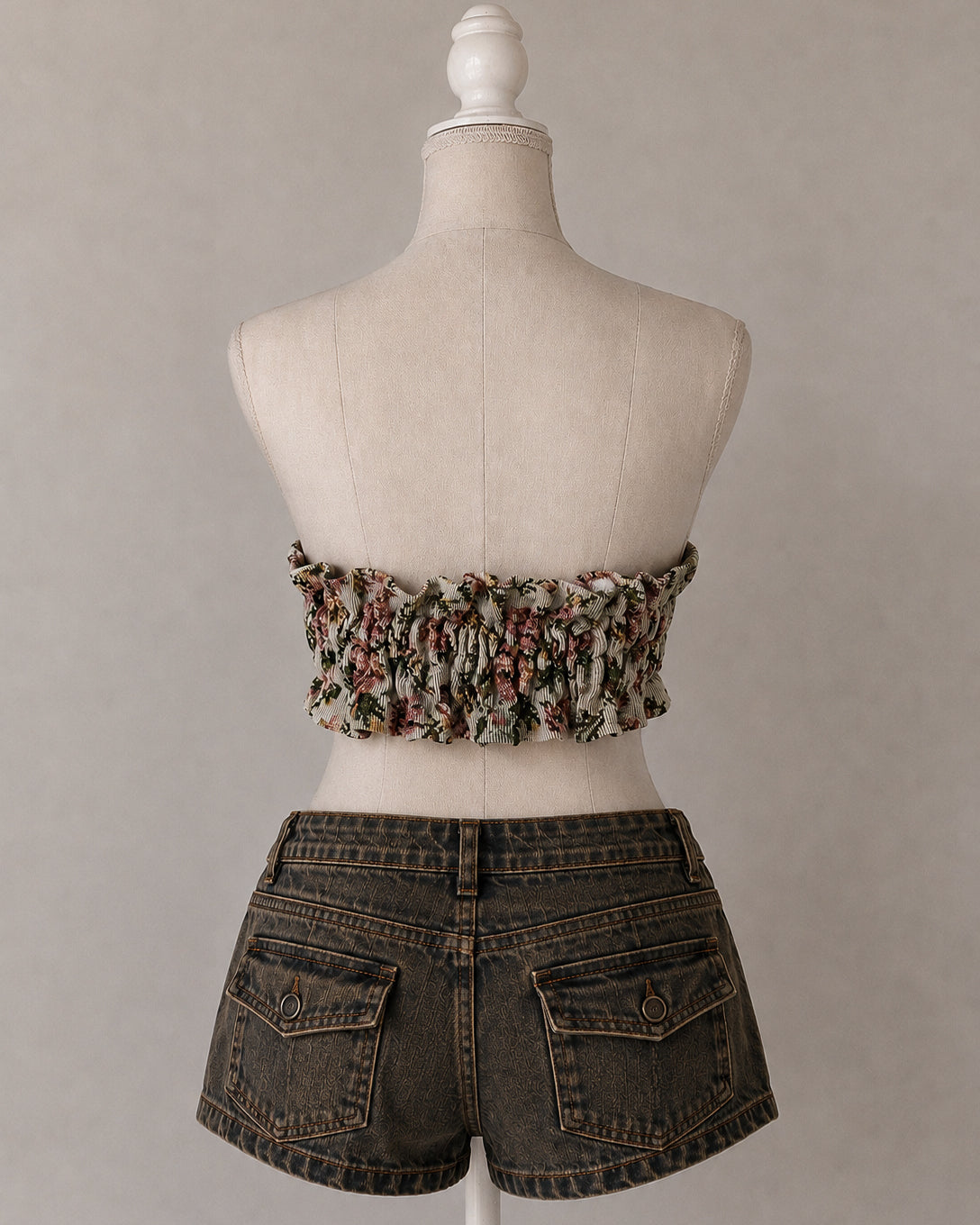 HEATWAVE FRIENDLY JACQUARD BANDANA TOP