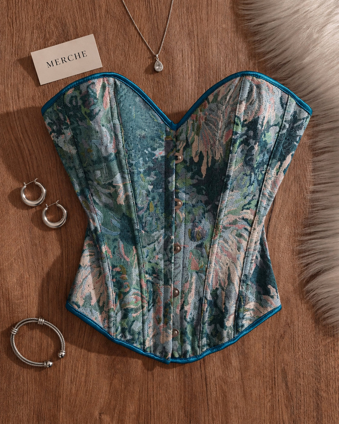 SWEET LIKE CANDY JACQUARD CORSET