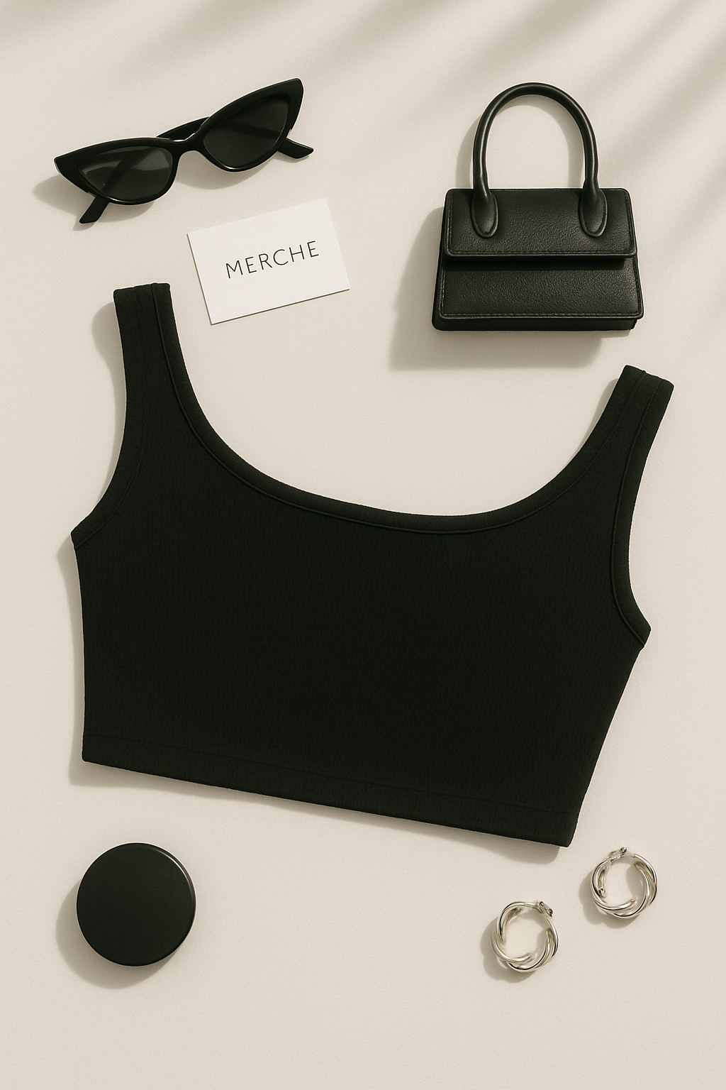 SAINT BEHAVIOUR BLACK CAMI TOP