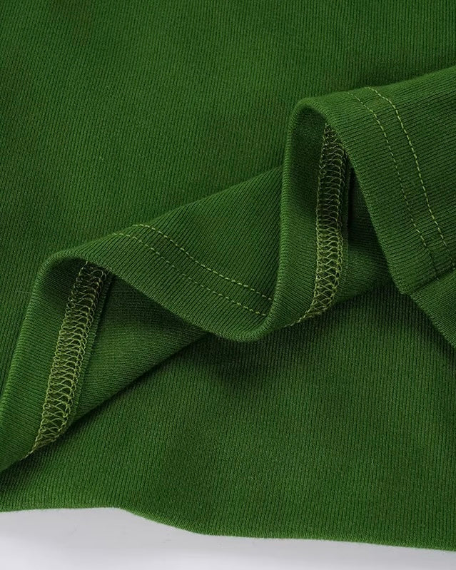 TROPICAL BABY EMERALD HALTERNECK TOP