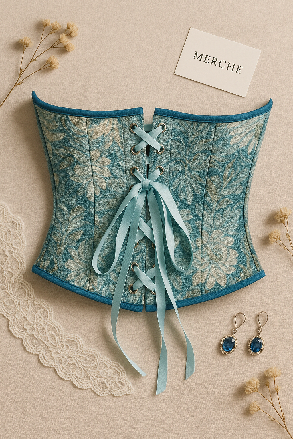 SWEET LIKE CANDY JACQUARD CORSET