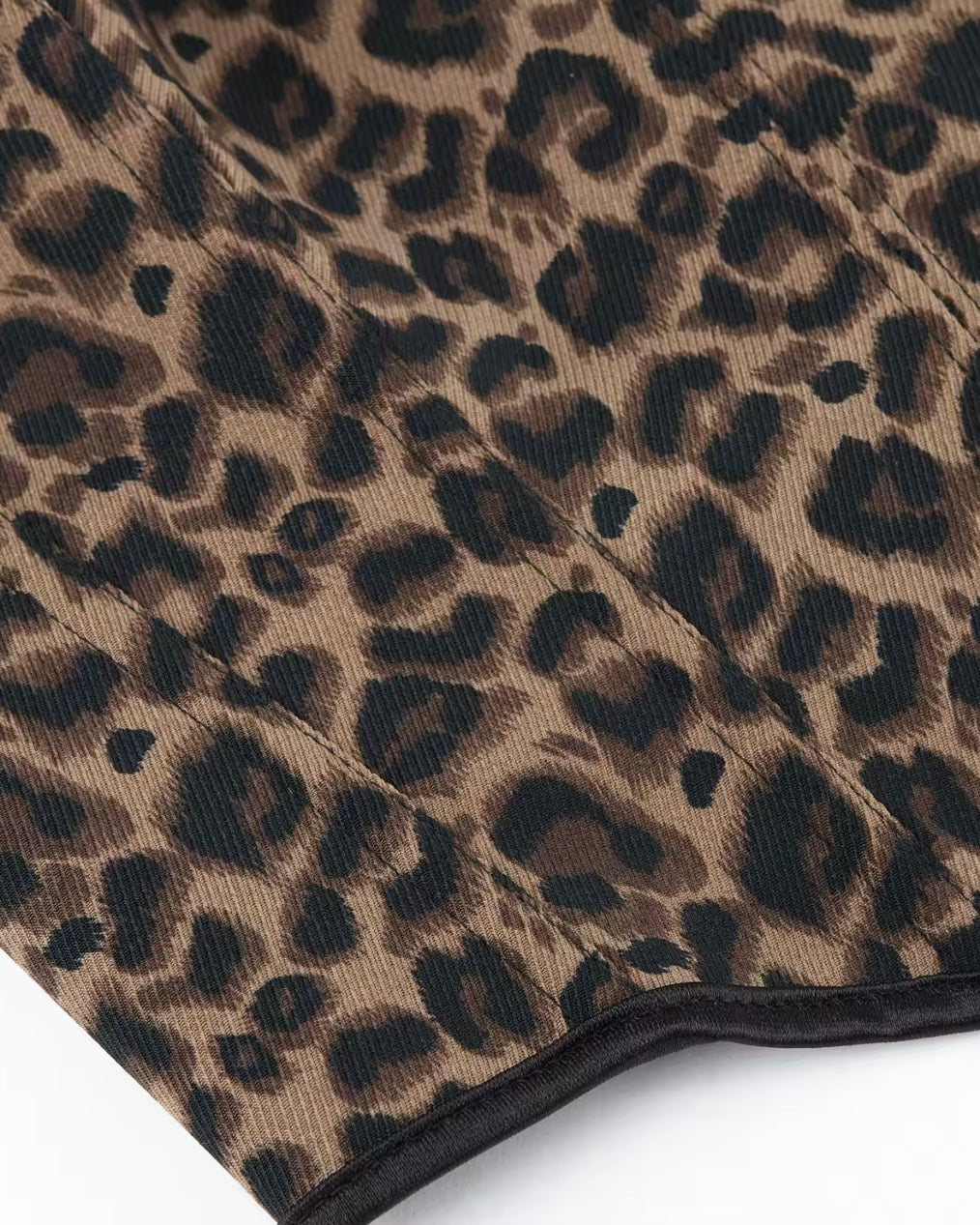 LEADER OF THE PACK PRINTED LUXE CORSET