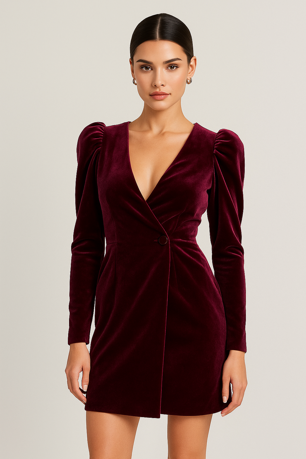CHARMER HERE VELOUR DRESS