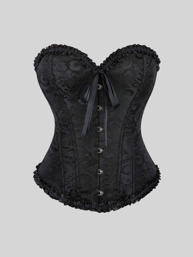 TO MY HEART BLACK CORSET