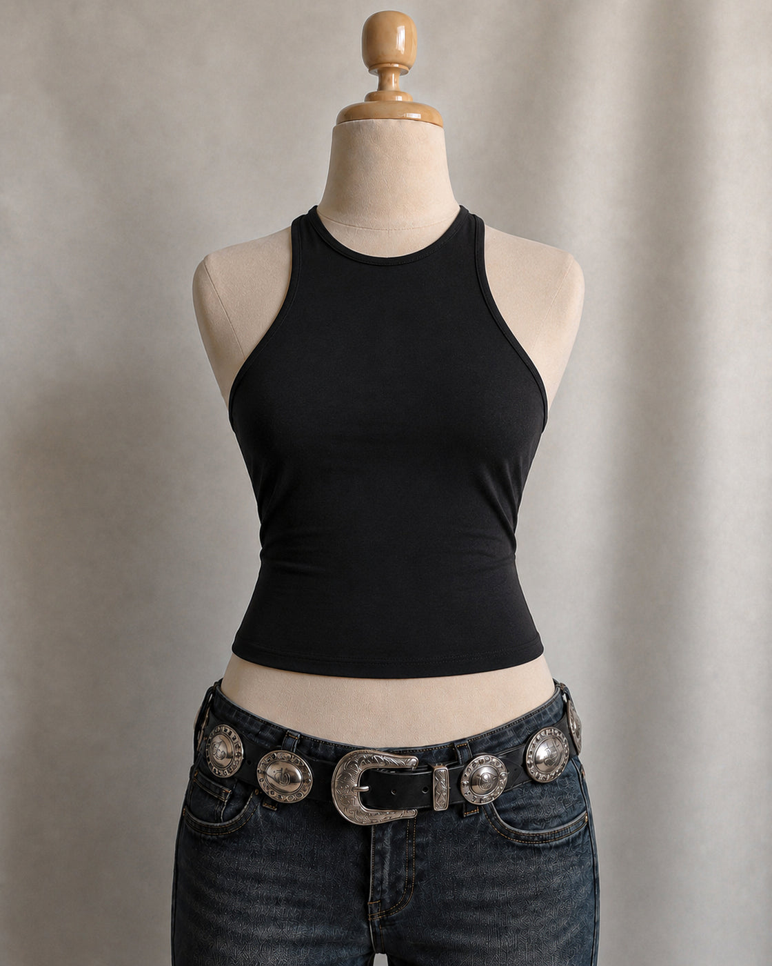 LOOK BETTER LEAVING RESIN CHAIN BACK DETAIL TOP