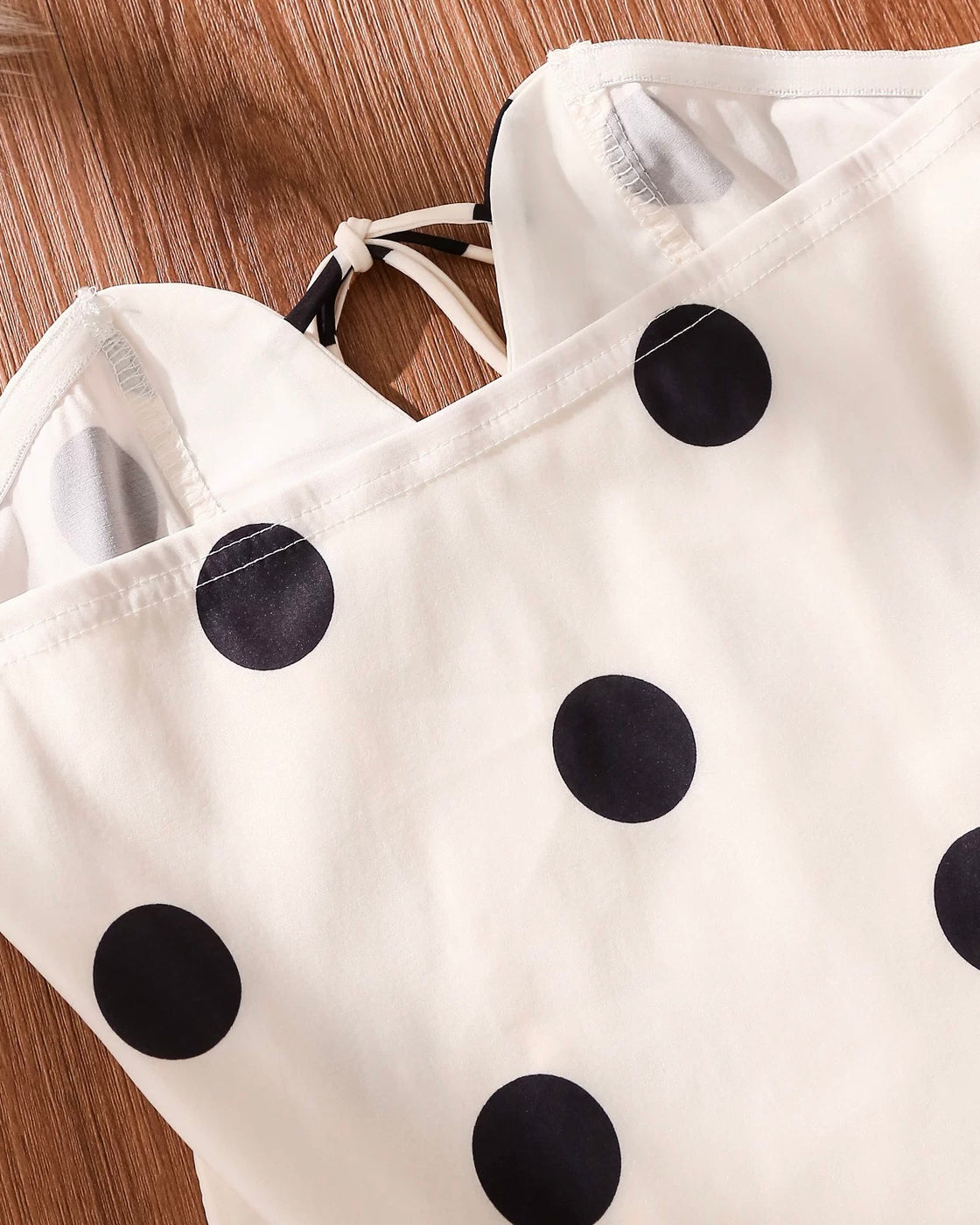 WORSHIP ME POLKA LUXE BANDEAU TOP