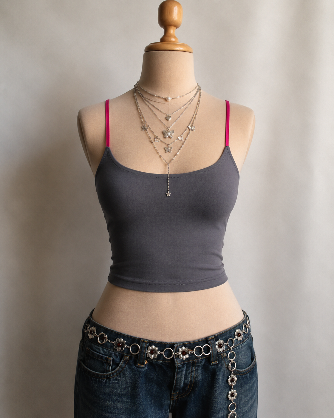 FUTURE SHOW GREY PADDED TOP