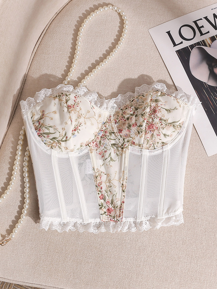 トップス litmus HerPraha Ornament bustier litmus HerPraha Ornament いな bustier