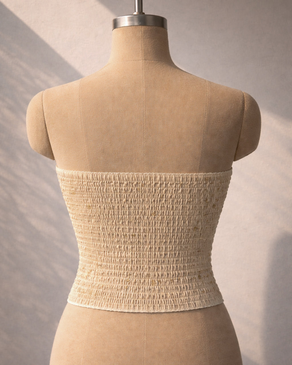 BRITNEY CALLED EMBROIDERED BANDEAU TOP WITH PENCIL SCARF