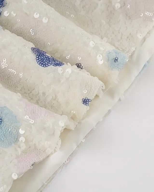 THE AUDACITY SEQUIN EMBELLISHED MINI SKIRT