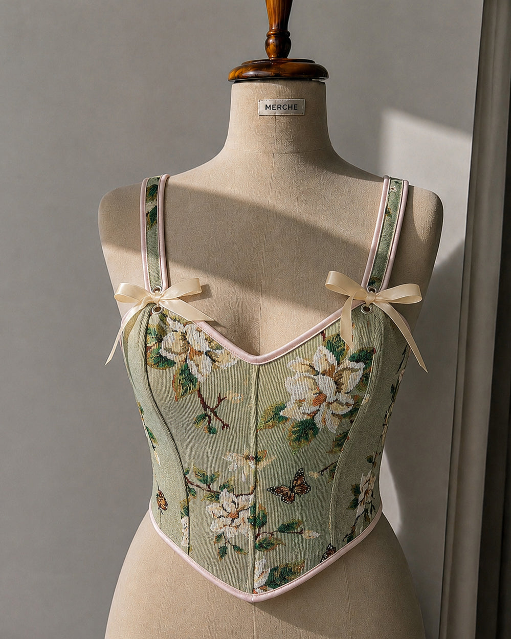 SHE BELONGS IN A MOVIE JACQUARD CORSET