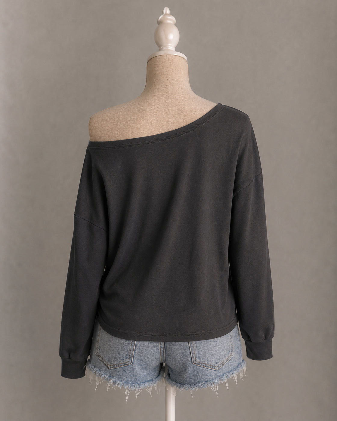BE MY MUSE OVERSIZED OFF-SHOULDER TOP