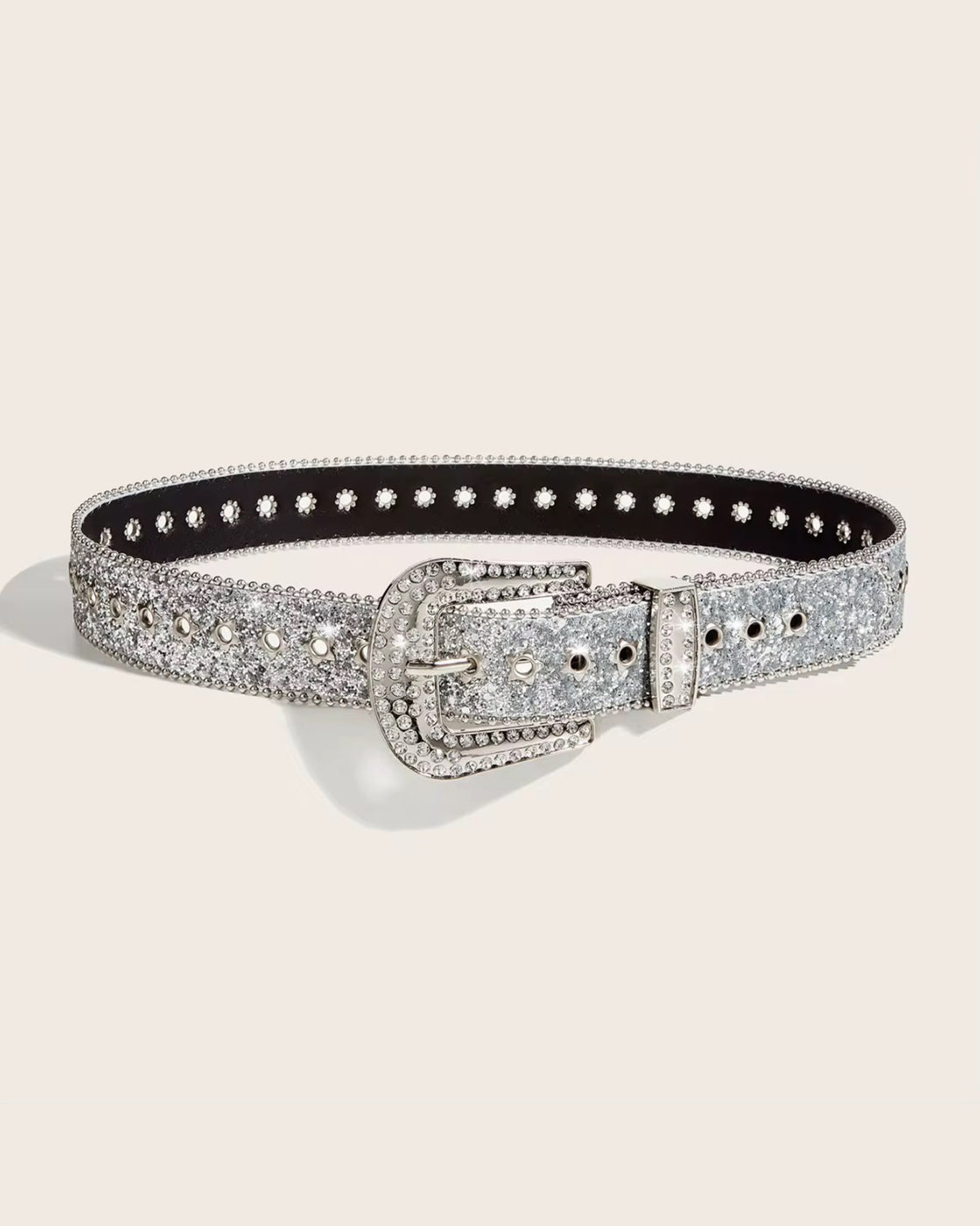 BUCKLE UP BUTTERCUP DIAMOND EMBELLISHED BELT
