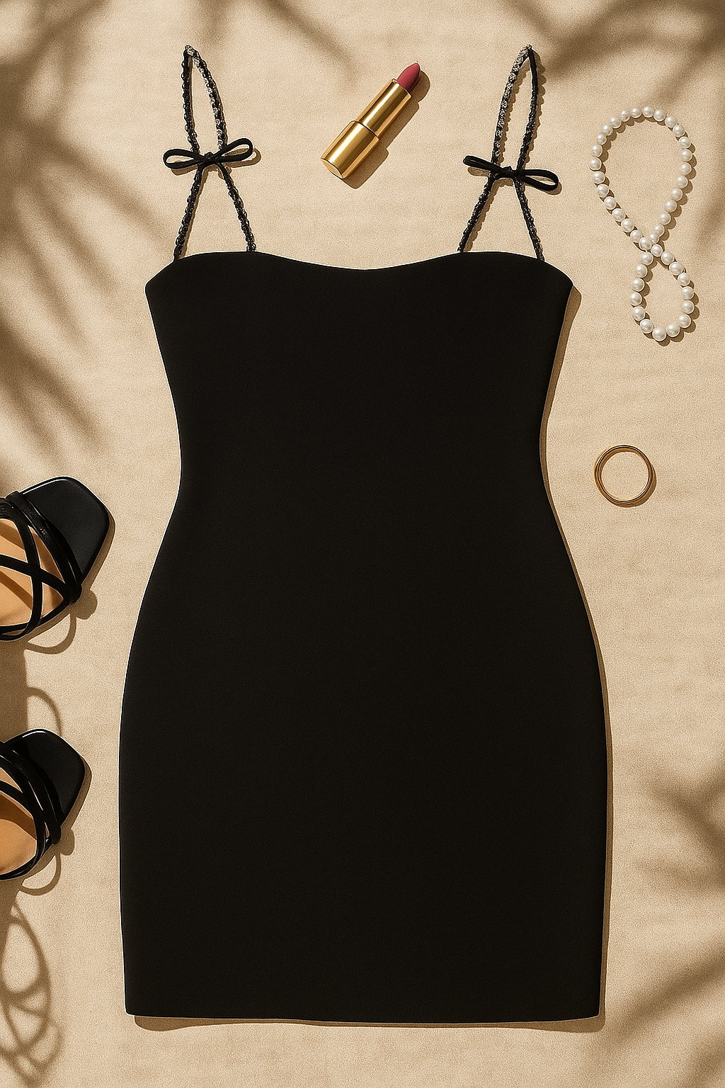 FOLLOW ME BOY DIAMOND STRAP DRESS