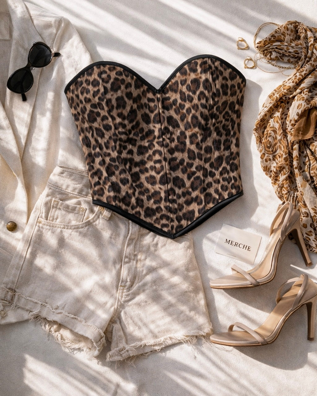 LEADER OF THE PACK PRINTED LUXE CORSET