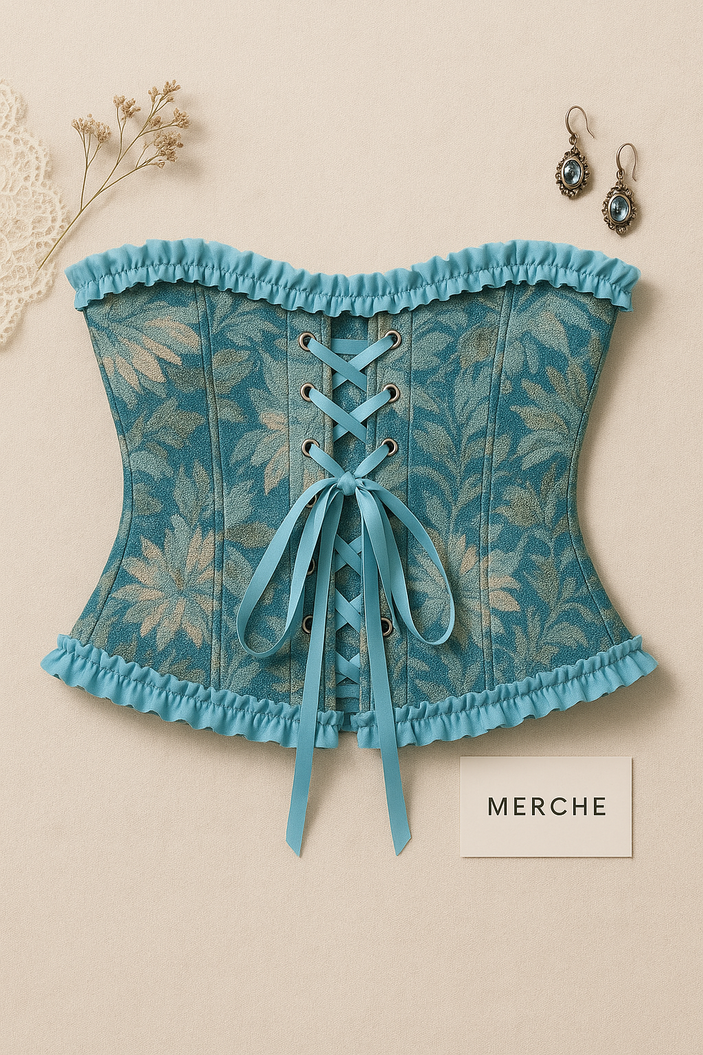 HOLIDAY MAGIC JACQUARD LUXE CORSET
