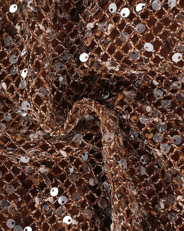 MAIN STAGE PASSES SHIMMER EMBELLISHED KNITTED SKIRT