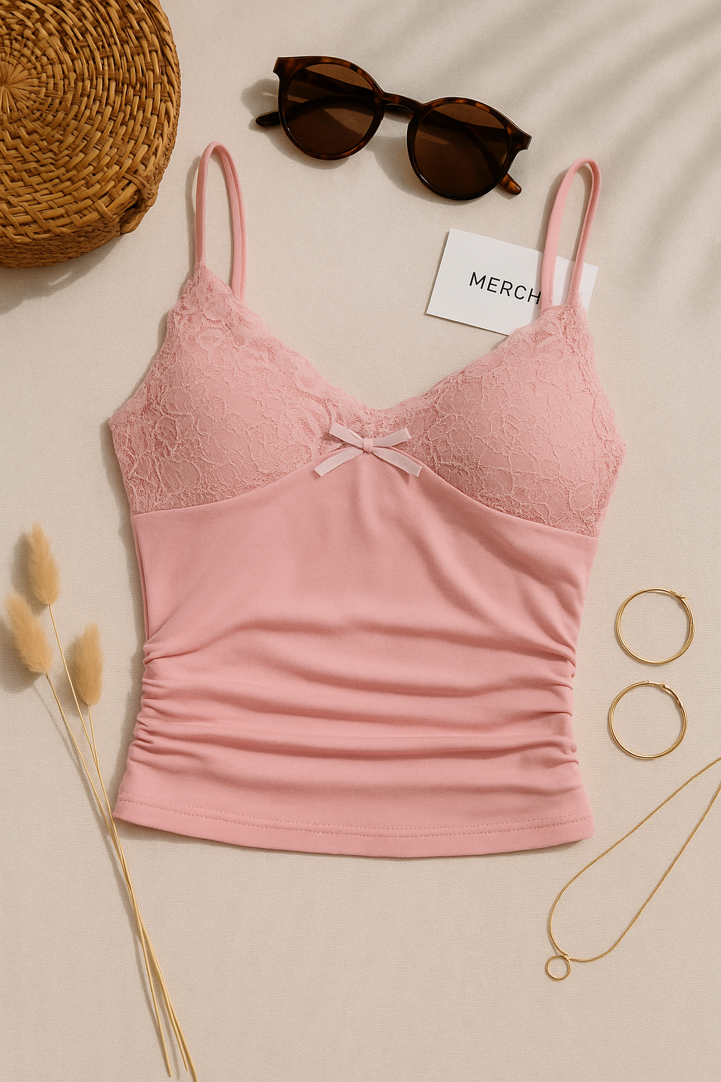 COOL STORY PINK CAMI TOP