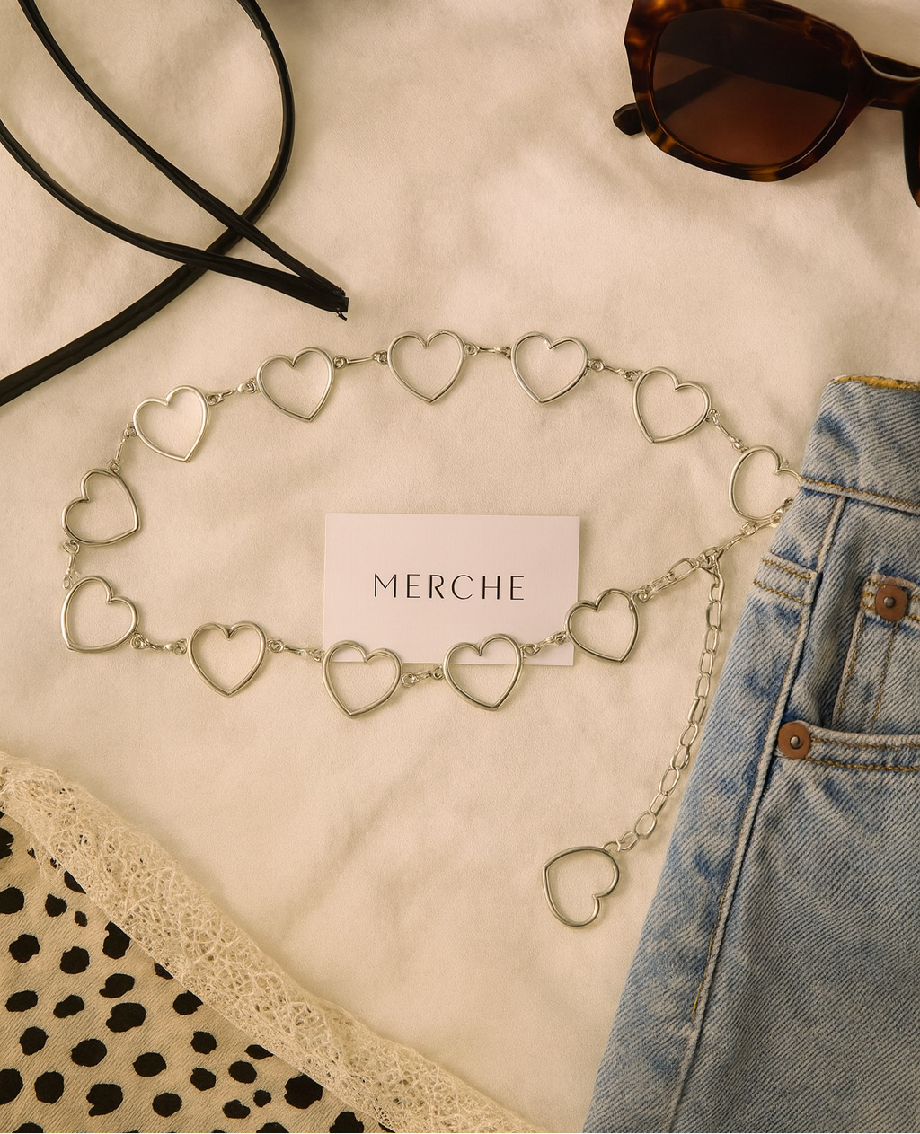 WEAR YOUR HEART CHAIN BELT