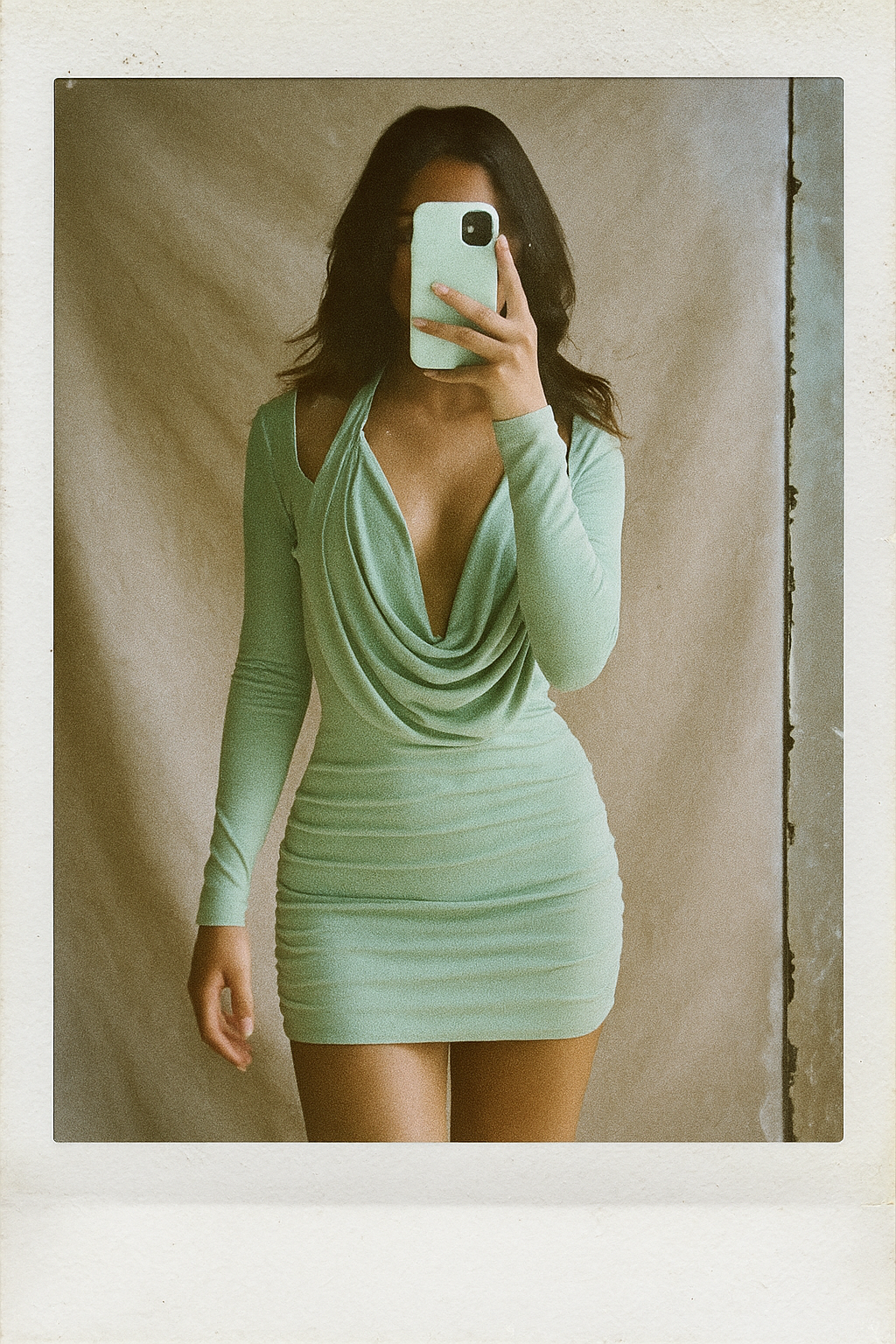 CHIC BUSINESS MINT GREEN DRESS