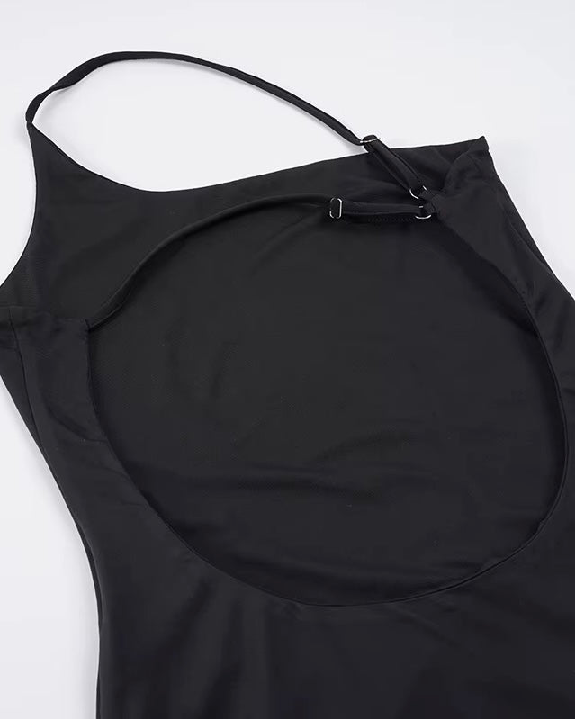 SHE DONT CARE OPEN-BACK MAXI DRESS