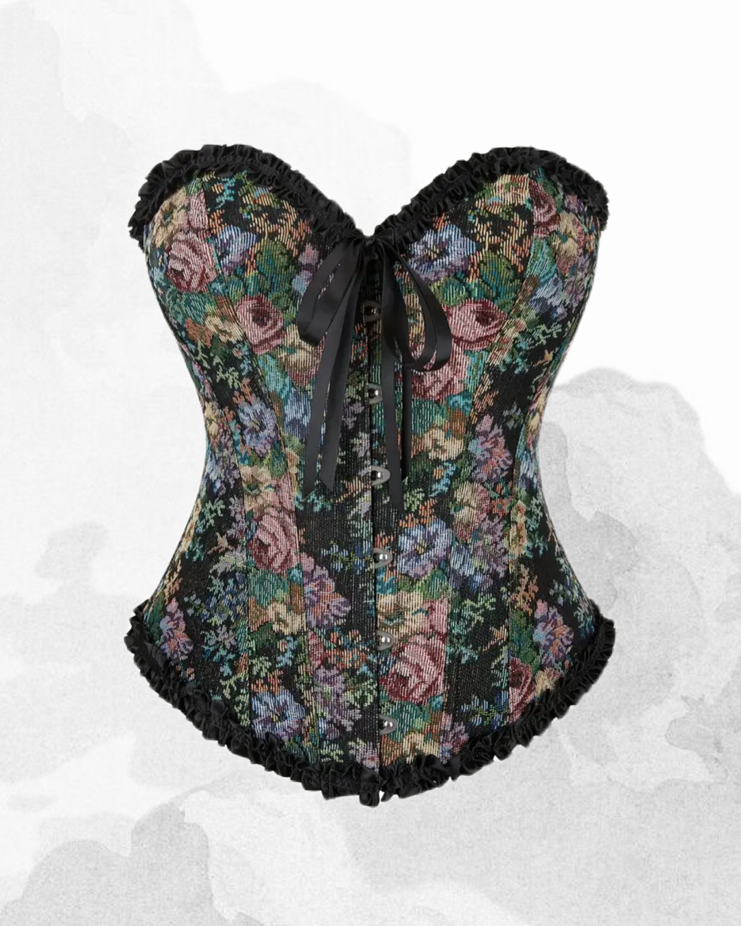 LEGALLY YOURS BLACK JACQUARD CORSET