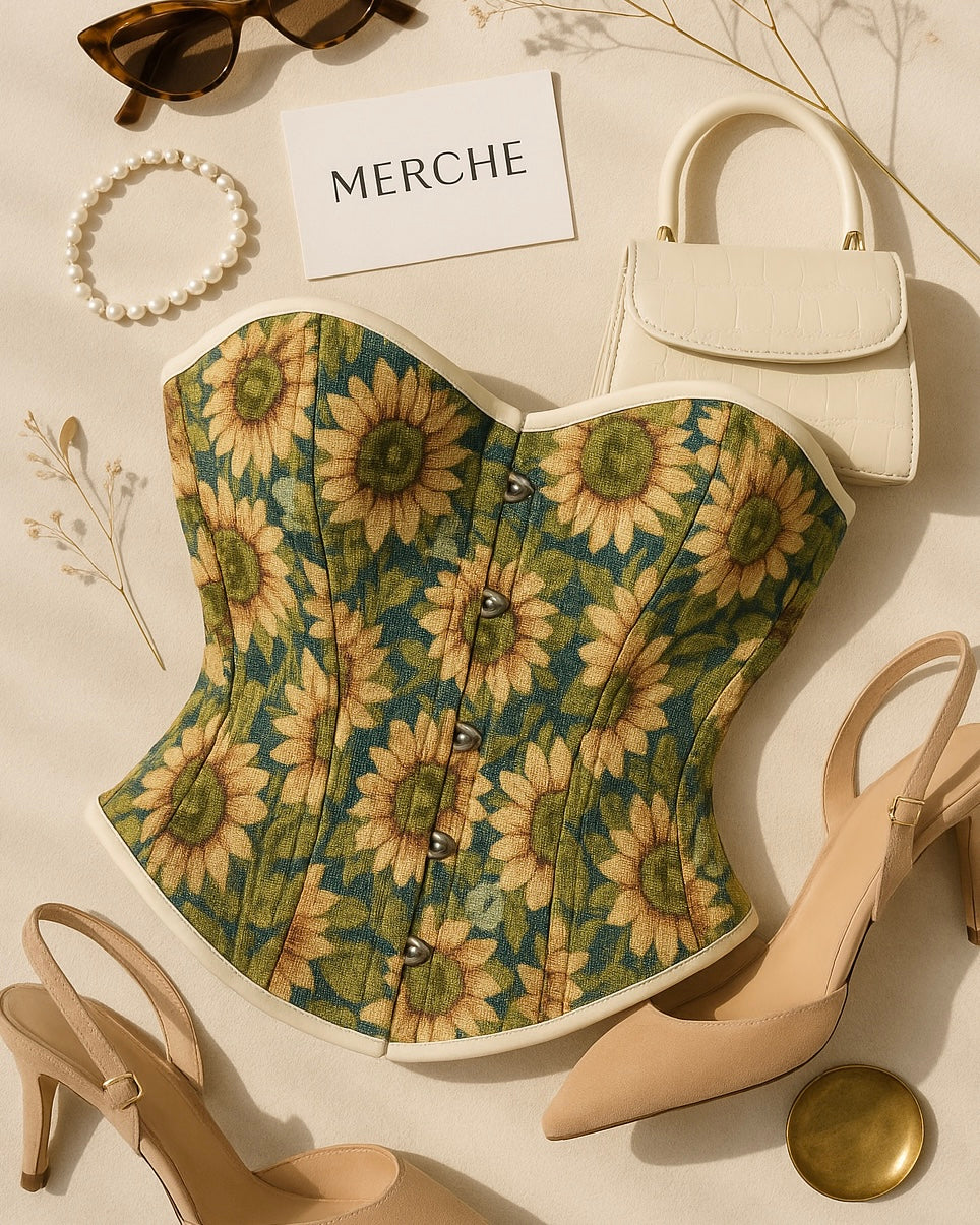 SUNNY SIDE UP JACQUARD CORSET