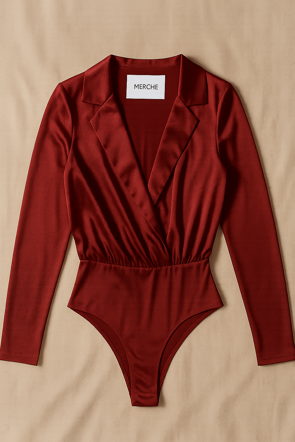 SANGRIA HOUR SATIN BODYSUIT