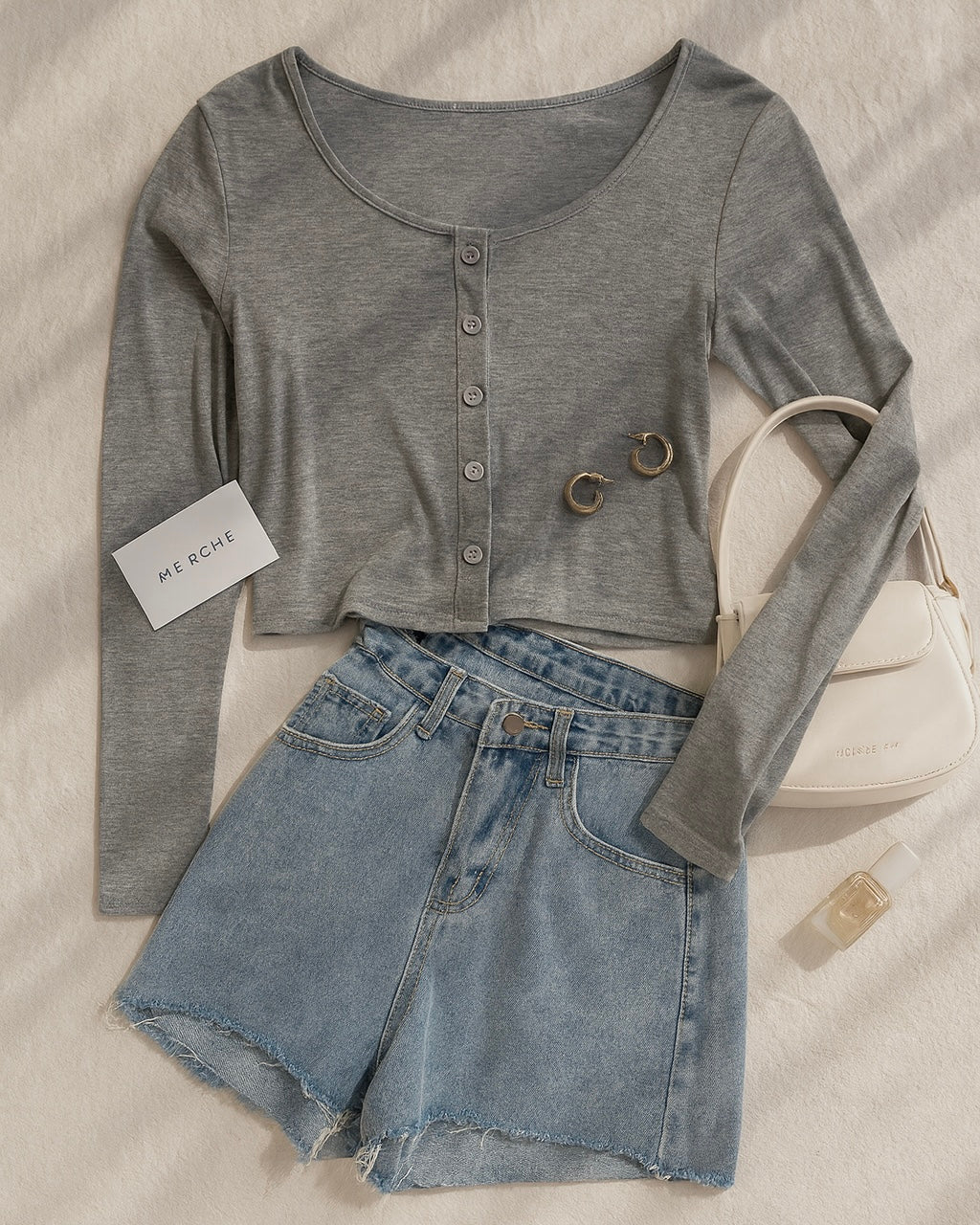 COLLEGE DAY GREY TOP