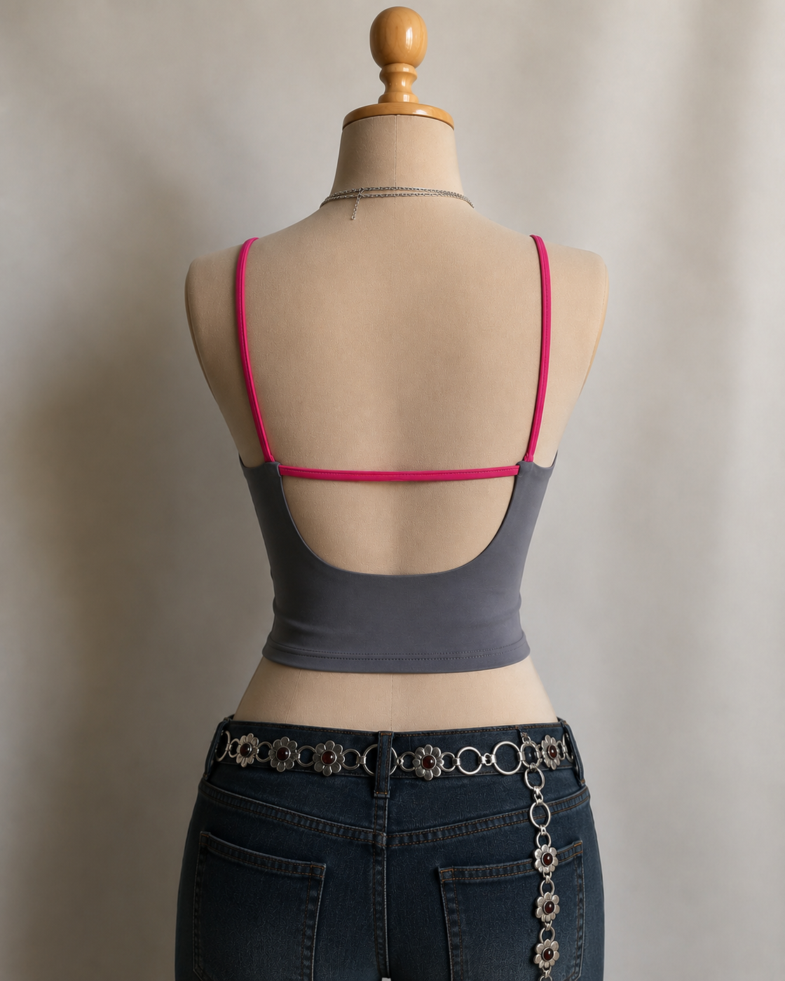 FUTURE SHOW GREY PADDED TOP