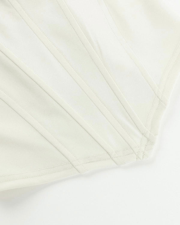 AUTUMN MORNING IVORY RUFFLE TOP