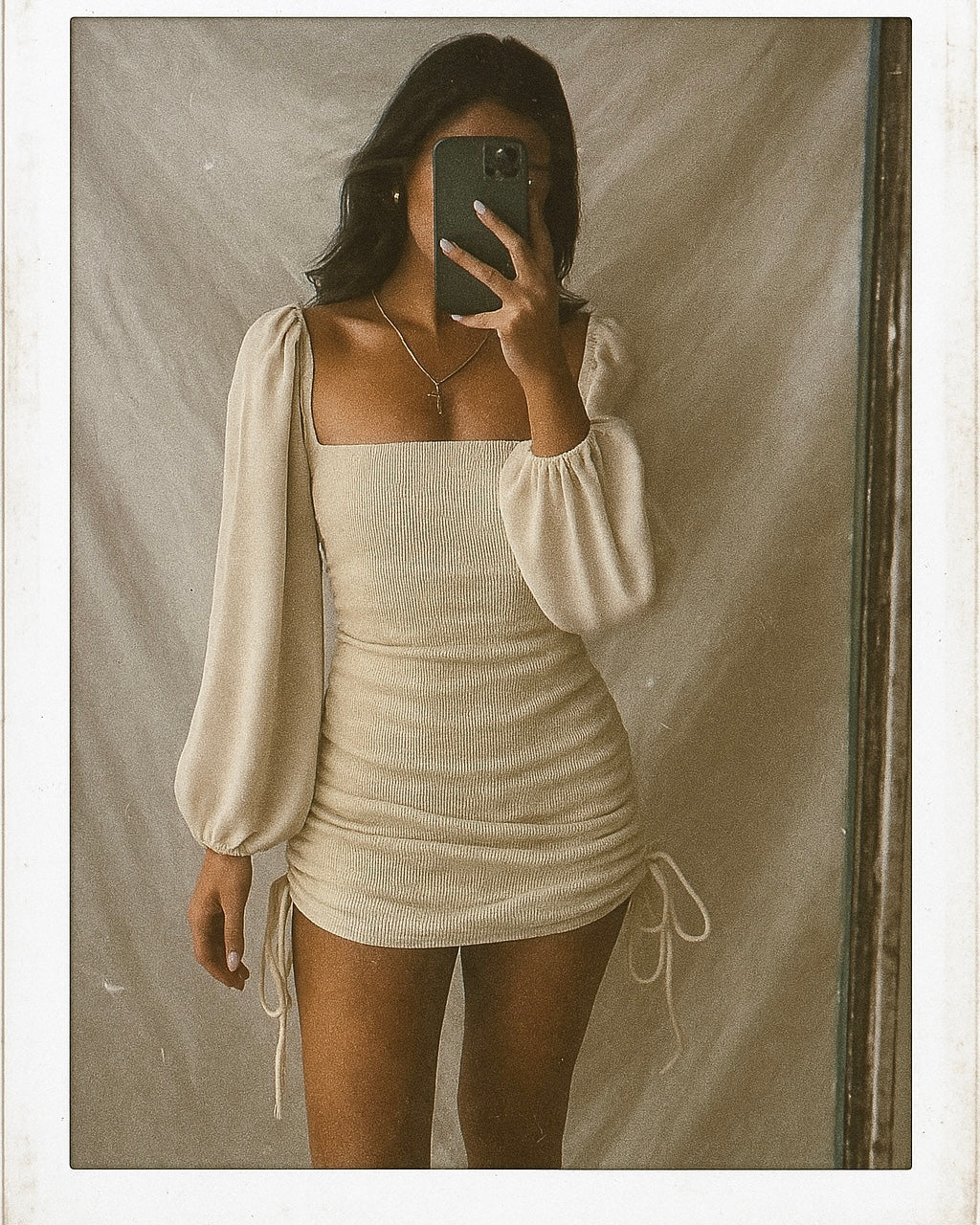 CAUGHT YOUR EYE WHITE DRESS