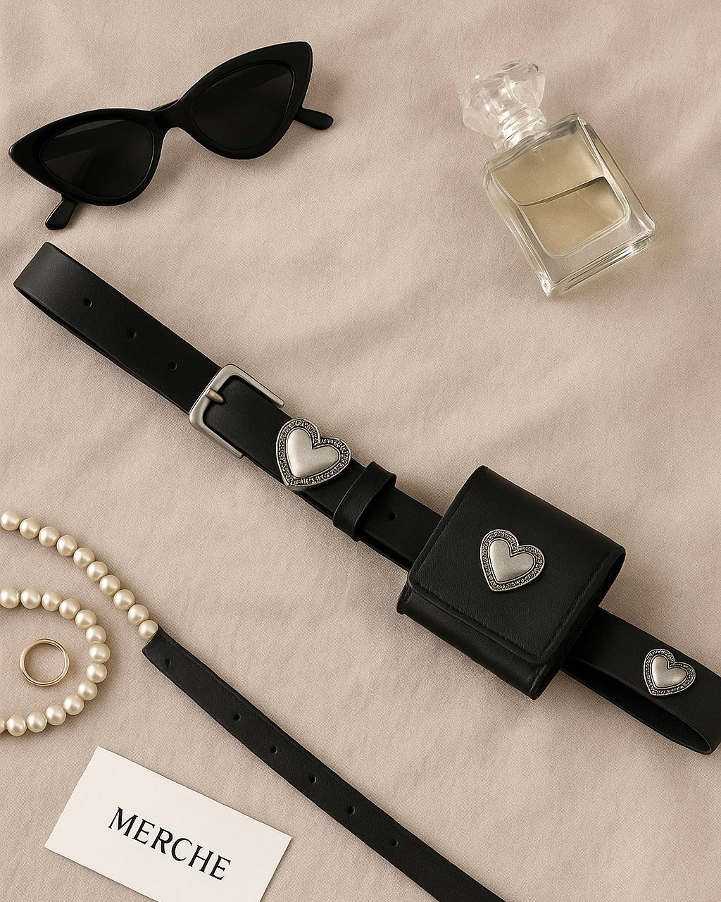 MISS SASSY HEART BUCKLE BELT