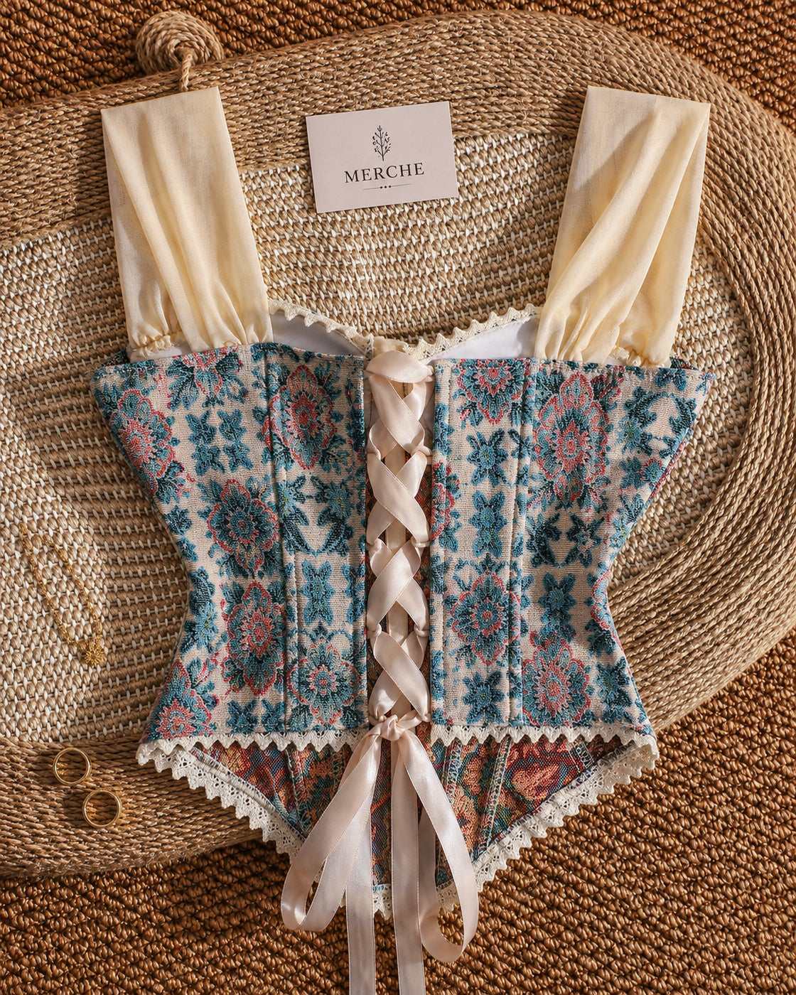 BLUEPRINT TO CUTE JACQUARD LUXE CORSET