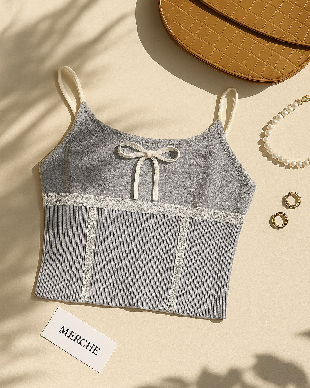 SPIRIT ANIMAL KNITTED CAMI TOP