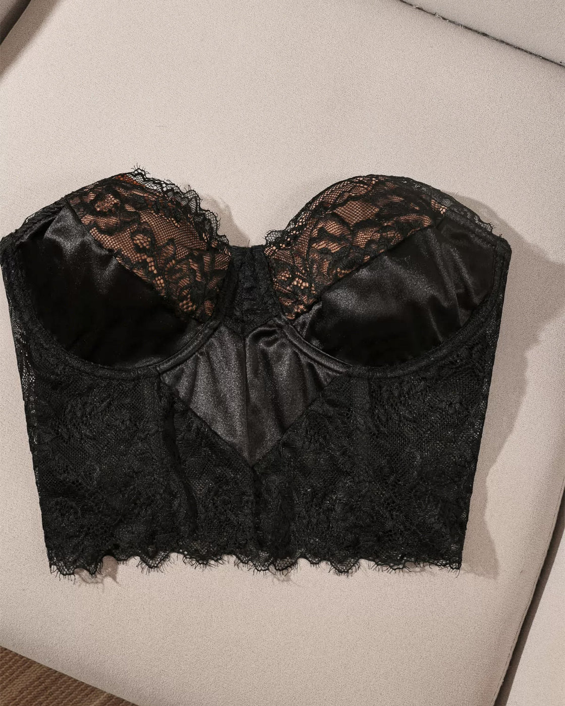 MINE FOR THE NIGHT LACE BUSTIER